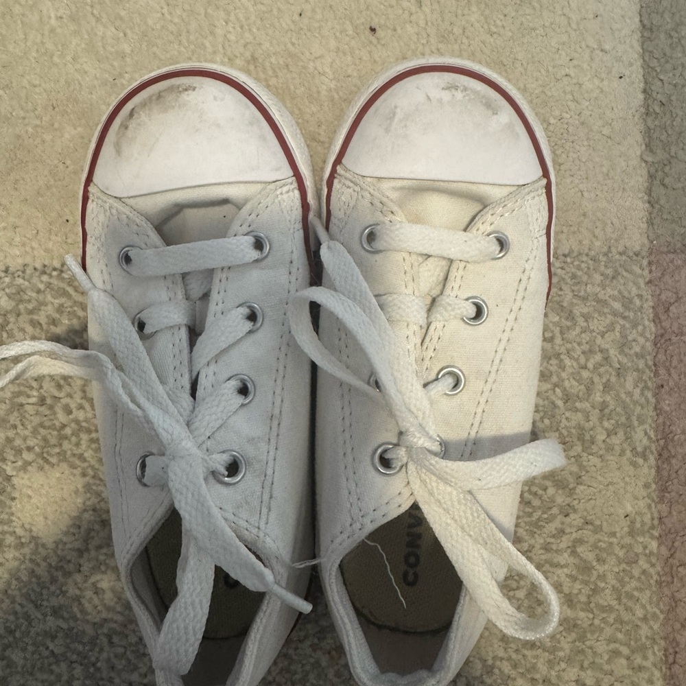 Converse Kids White Sneakers
